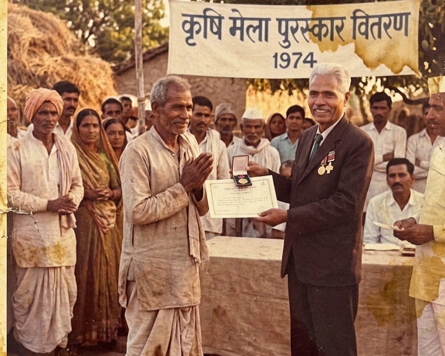 Farmer recognition and efficiency awards Desouza Farms 1974