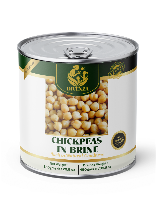 Canned Chickpeas in Brine bulk manufacturer exporter India