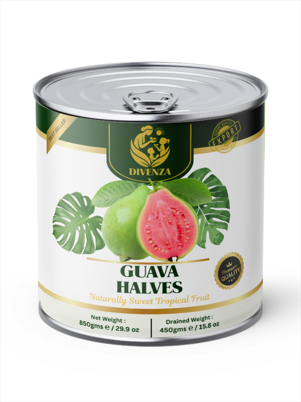 Canned Guava Halves bulk manufacturer exporter India