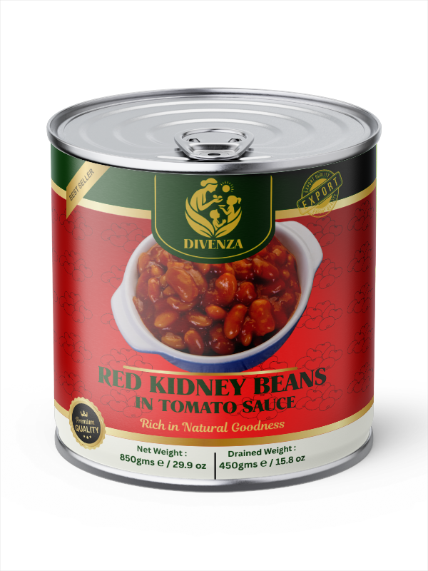 Canned Red Kidney Beans in Tomato Sauce bulk manufacturer exporter India