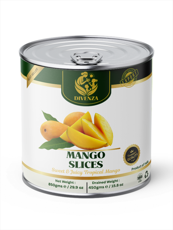 Canned Sliced Mangoes bulk manufacturer exporter India