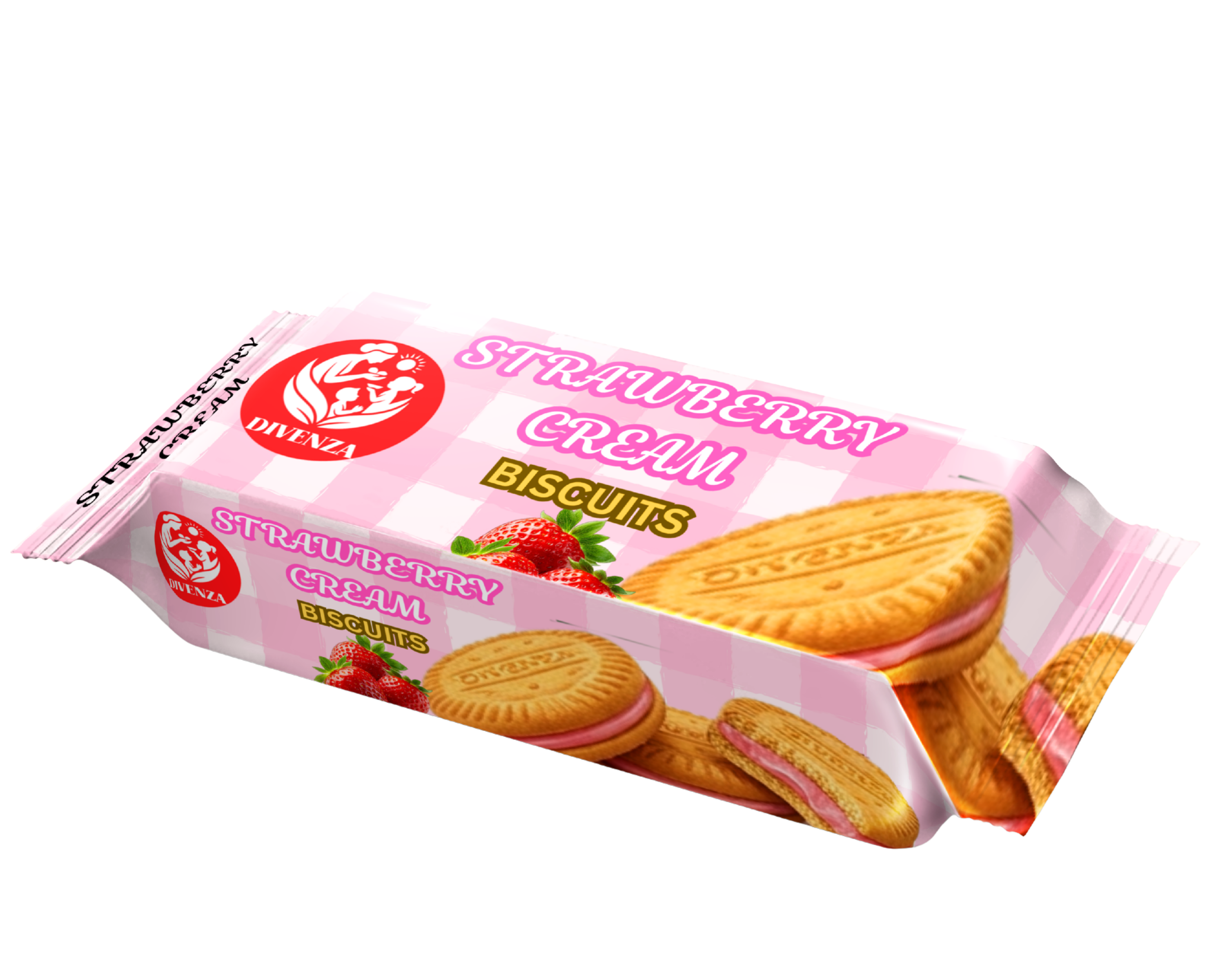 Strawberry Cream Biscuit bulk manufacturer exporter India